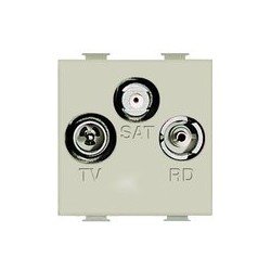 MATIX - PRESA TV/RD/SAT DERIVATA ( BTICINO cod. AM5173SAT )