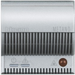 AXOLUTE - RIVELATORE METANO 12VAC/DC CHIARO ( BTICINO cod. HC4511/12 )