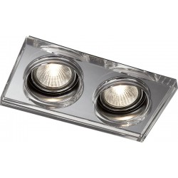 NARBONNE RECESSED CHROME 2X50W 230V ( PHILIPS cod. 595621181 )