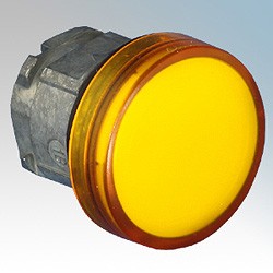 TESTA LAMPADA SPIA GIALLA LED ( SCHNEIDER cod. ZB4BV053 )