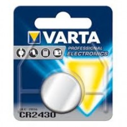 BATTERIA CR 2430 (LITIO) ( VARTA BATTERIE cod. 06430101401 )