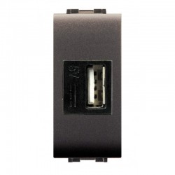 ALIMENTATORE USB DA INCASSO 5V 2,1A ( ELETTROCANALI cod. ECL4081 )