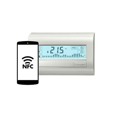 CRONOTERMOSTATO TOUCH-NFC BIANCO ( FINDER cod. 1C8190030107 )