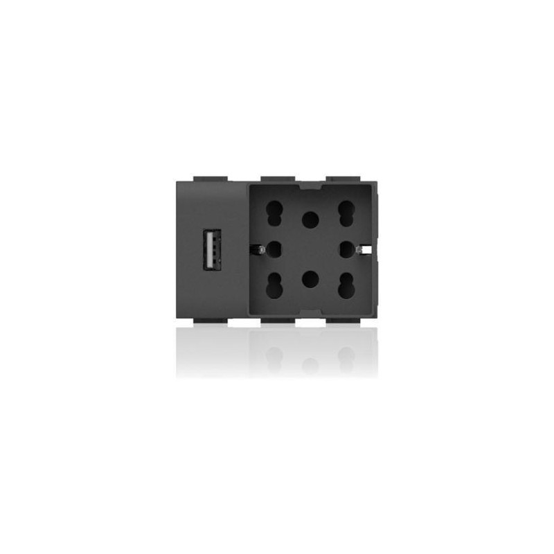 SIDE UNIKA USB PER BT LIVINGLIGHT ANTRACITE ( 4 BOX cod. 4B.L.H21.USB )
