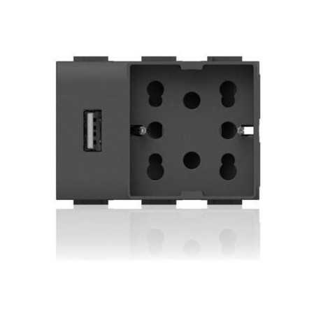 SIDE UNIKA USB PER BT LIVINGLIGHT ANTRACITE ( 4 BOX cod. 4B.L.H21.USB )
