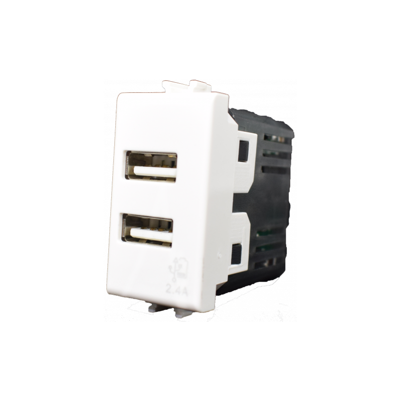 Usb 2.4A Per Vimar Plana ( 4 BOX cod. 4B.V14.USB.24 )