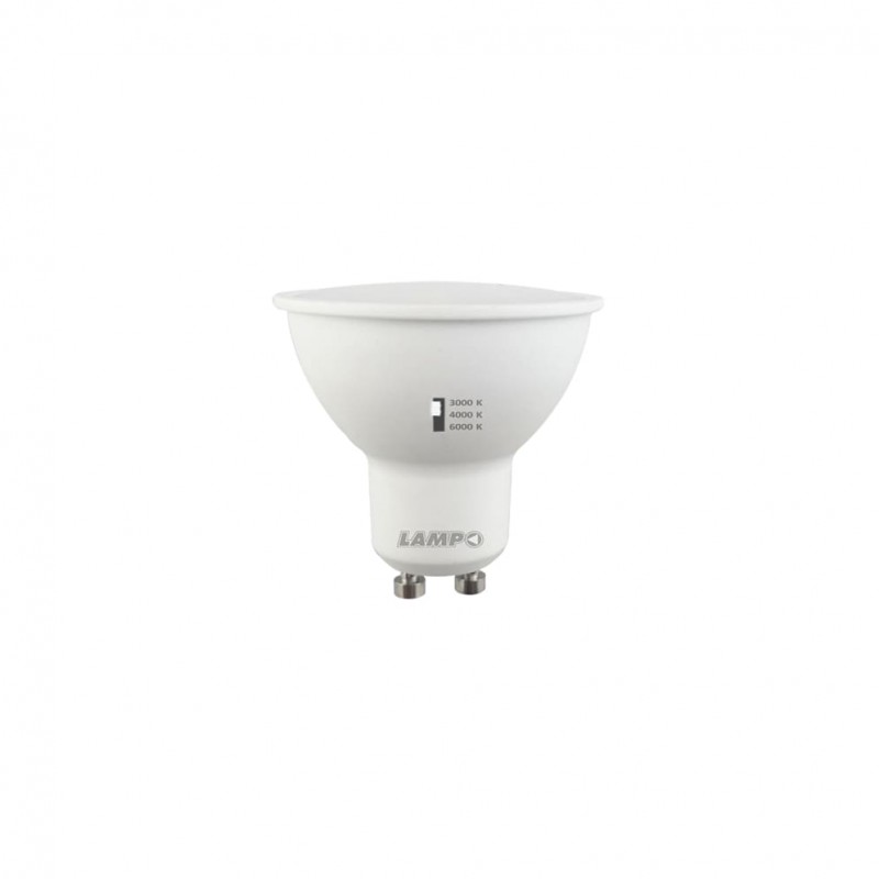 LAMPADA LED 8W 230V TRICOLOR ( LAMPO LIGHTING cod. DIKLED8W230VMC )