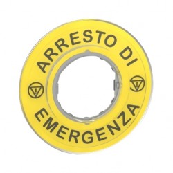 Etichetta Arresto Emergenza...