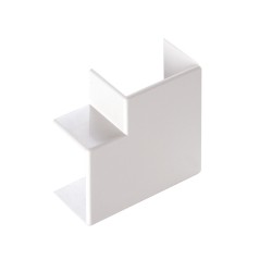 Angolo piano per minican. dim. 30x10 bianco ( ELETTROCANALI cod. ECAP3010B )