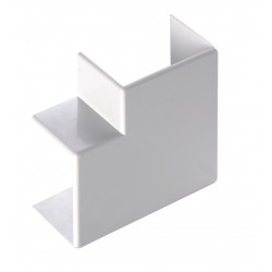 Angolo piano per minican. dim. 25x17 bianco ( ELETTROCANALI cod. ECAP2517B )