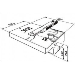 Cassetta Autoportante 770 New Sbloc. ( FAAC cod. 490065 )