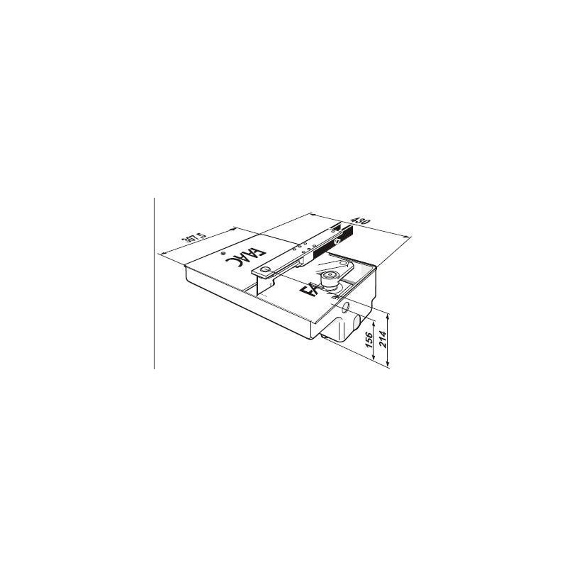 Cassetta Autoportante 770 New Sbloc. ( FAAC cod. 490065 )