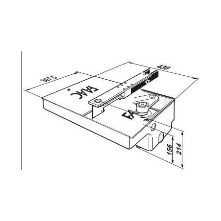 Cassetta Autoportante 770 New Sbloc. ( FAAC cod. 490065 )