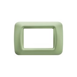 Placca 3 Pos.Verde Venezia  Top System ( GEWISS cod. GW22543 )