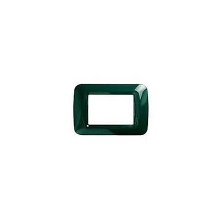 Placca 3 Pos.Verde Racing   Top System ( GEWISS cod. GW22553 )