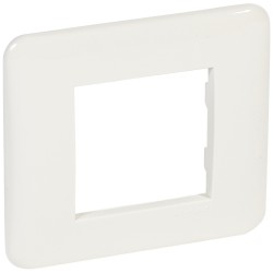 Vela Basic - Placca Bianco Classico 2M ( LEGRAND cod. 680531 )