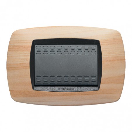 Placca Modo 3 Posti Frassino ( MASTER cod. 39TC443 )