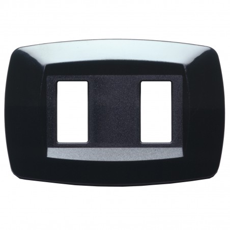 Placca Modi'2 Posti Nera ( MASTER cod. MD202 )