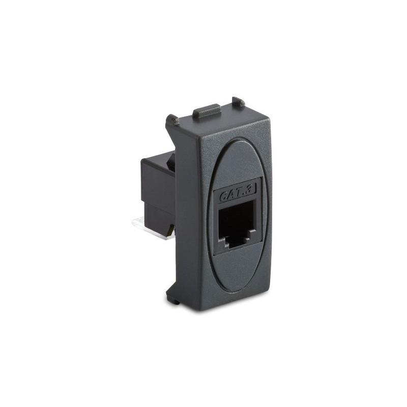 Modo Presa Rj11 1 Plug 6/4 Grigio ( MASTER cod. 31215 )