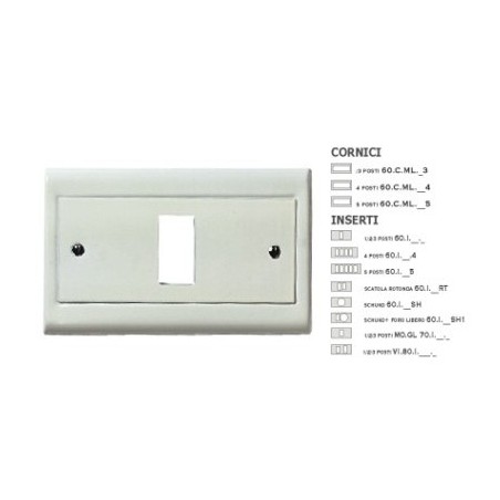 Cornice 4P.Bianca ( MASTER cod. 60CML104 )