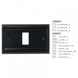 Cornice 4P.Nera ( MASTER cod. 60CML204 )