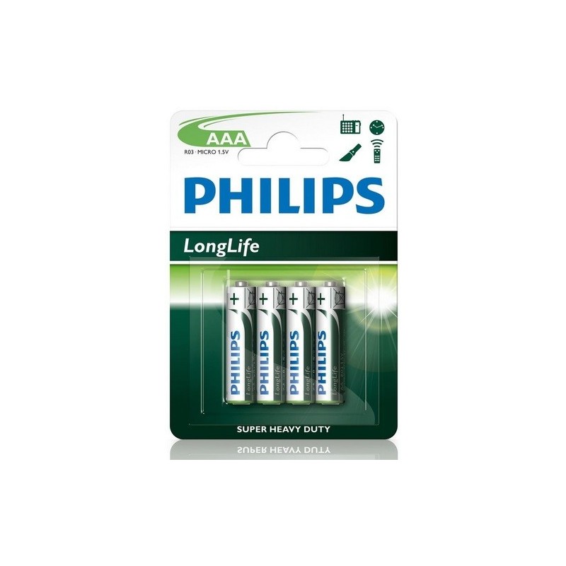 Batteria R03Lb4 Longlife Ministilo ( PHILIPS cod. R03L4B/10 )