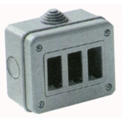 Contenitore Parete Ip55 3 Posti Gws-Magic ( ELETTROCANALI cod. EC310A3 )