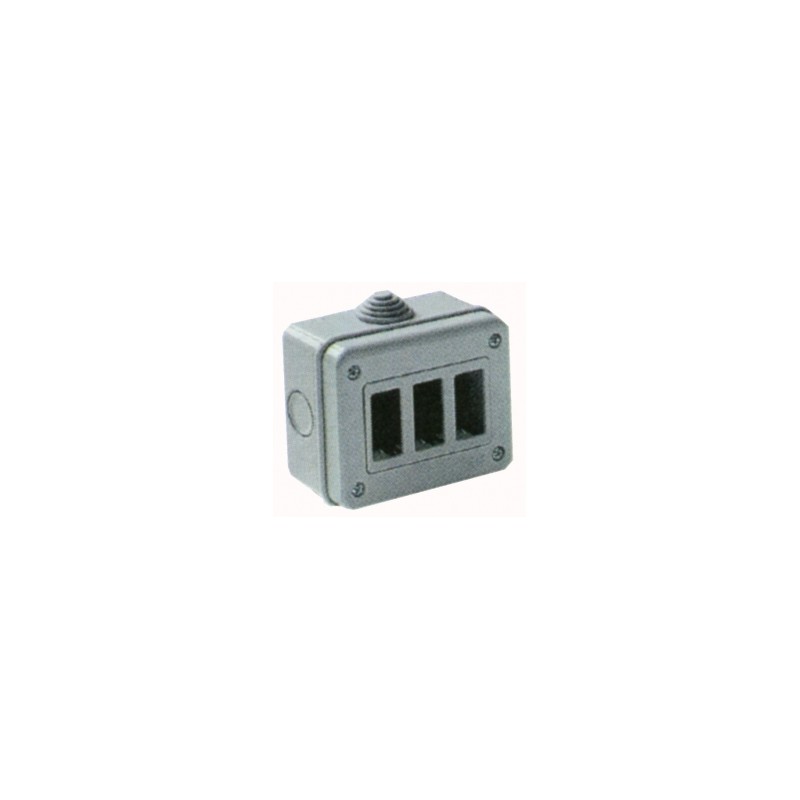 Contenitore Parete Ip55 3 Posti Gws-Magic ( ELETTROCANALI cod. EC310A3 )