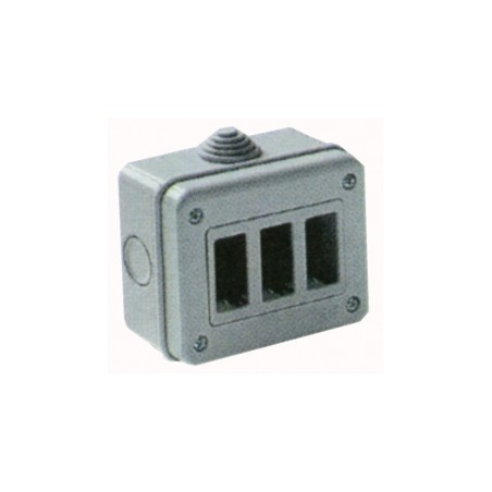 Contenitore Parete Ip55 3 Posti Gws-Magic ( ELETTROCANALI cod. EC310A3 )