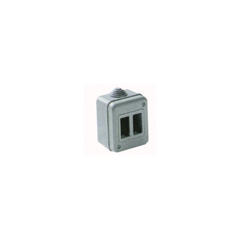 Contenitore Parete Ip40 2 Posti Gws-Magic ( ELETTROCANALI cod. EC300A2 )