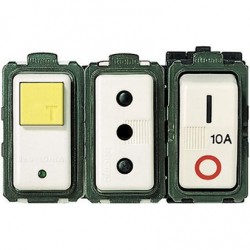 Magic - Presa Sicura Salvavita 2P+T 10A ( BTICINO cod. 5126 )