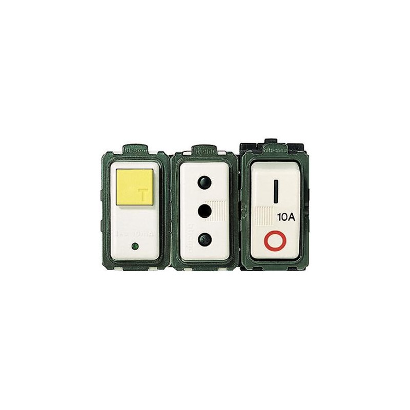 Magic - Presa Sicura Salvavita 2P+T 10A ( BTICINO cod. 5126 )