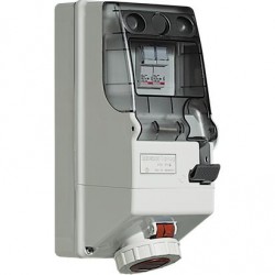 Presa Interbloccata Din Quad Ip66 32A ( BTICINO cod. CBD332/63 )