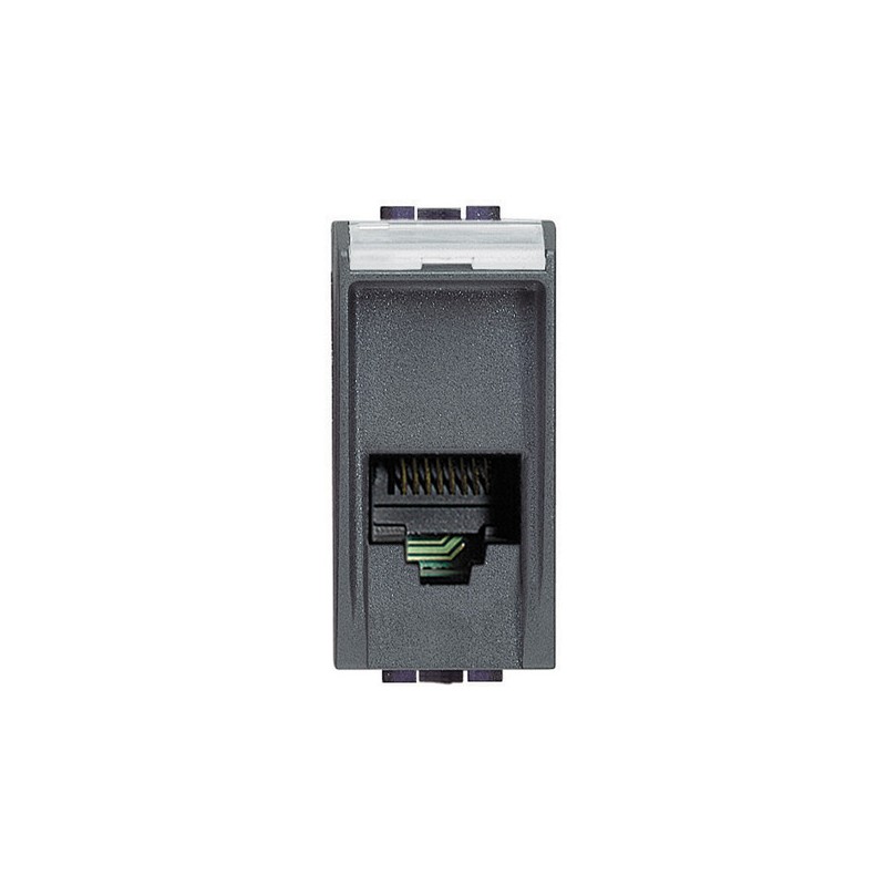 Living Int - Connettore Rj11 (4/6) Tipo K10 ( BTICINO cod. L4258/11N )