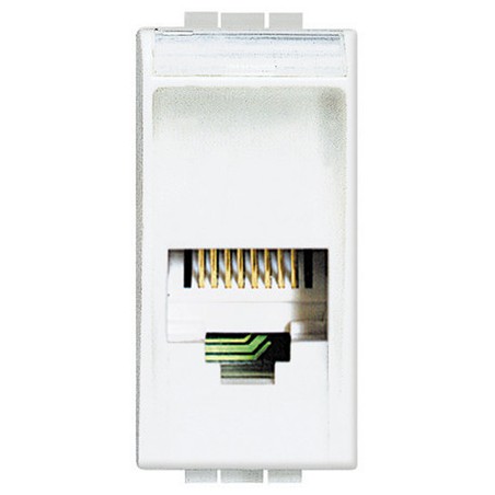 Light - Connettore Rj11 (4/6)Tipo K10 ( BTICINO cod. N4258/11N )