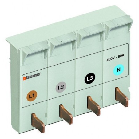 Easy Tifast - Modulo 4P 80A Connessione Pin ( BTICINO cod. FE/80E4 )