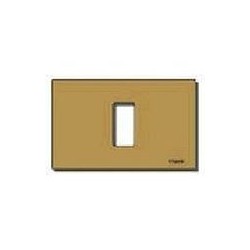 Placca 1M Allum. Scatto Bronzo ( VIMAR cod. 08635.BR )