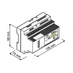 Accoppiatore Di Bus 50 Ut. ( URMET cod. 1072/23 )