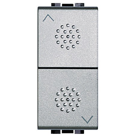 Light Tech - Commutatore Due Tasti 1-0-2 ( BTICINO cod. NT4027 )