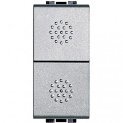 Light Tech - Doppio Pulsante 1P No 16A ( BTICINO cod. NT4036 )