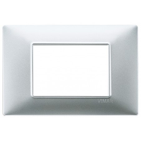 Placca 3M Argento Opaco ( VIMAR cod. 14653.20 )