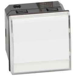 Vela - Pulsante Targa 2M ( LEGRAND cod. 683154 )