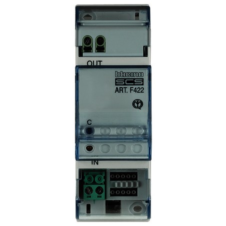 Scs - Interfaccia Tra Sistemiscs 2 Mod Din ( BTICINO cod. F422 )