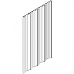 Mas Ldx 400 - Fondo Attivo H:1000 ( BTICINO cod. 93650FA )