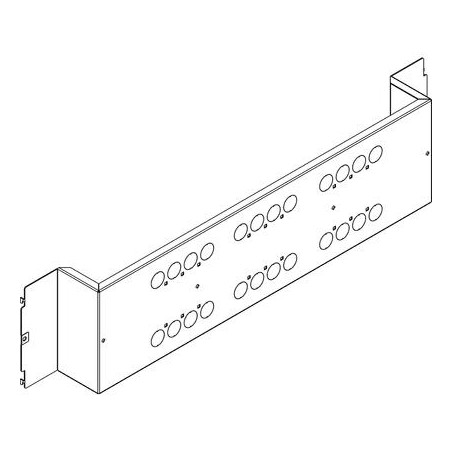 Mas - Piastra Mw250 L:850 ( BTICINO cod. 9761PC/W )