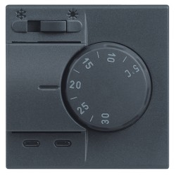 Vela Scura - Termostato Con Commutatore ( LEGRAND cod. 682710 )