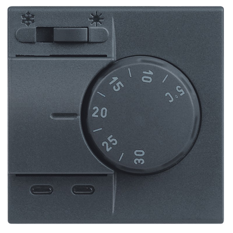 Vela Scura - Termostato Con Commutatore ( LEGRAND cod. 682710 )