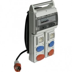 Quadretto Cantiere Trifase A 6 Prese ( BTICINO cod. CQD416/46 )