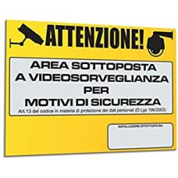 Targa Di Segnalazione Area Videosorvegliat ( HILTRON cod. TVTRG )