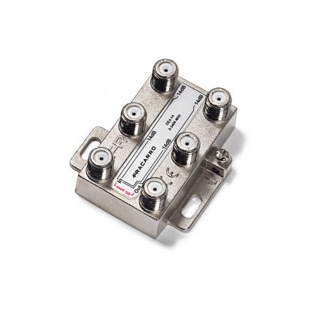 De6-16 Derivatore A 6 Derivaz.Attenuazione 16Db 5-2400Mhz ( FRACARRO cod. 280722 )